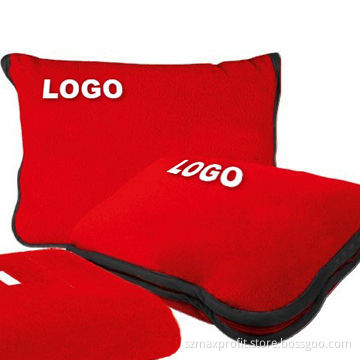 Fleece Pillow Blankets with Zipper Puller, 115 x 175cm Blanket Size